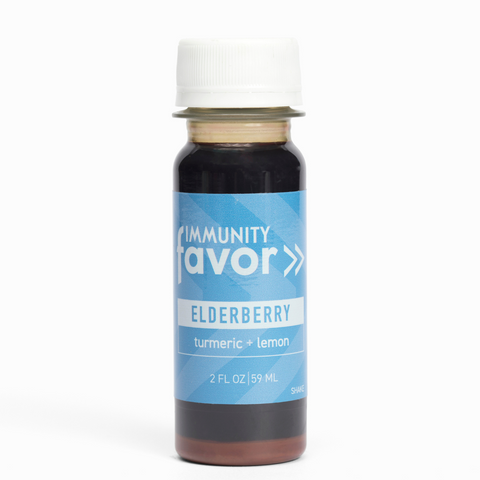 Recovery Shot: Elderberry + Turmeric Lemon